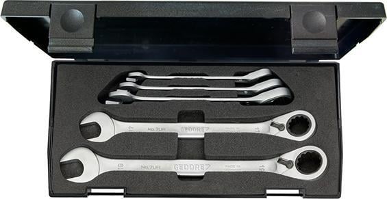 2294942 maulschluessel satz mit ringratsche umschaltbar 8 19mm 5 teilig g