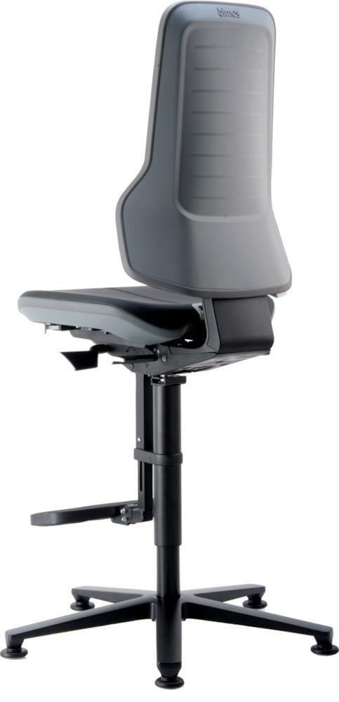 Basisstuhl NEON grau m. Gleiter u. A.-Hilfe 1 Basisstuhl NEON grau m. Gleiter u. A.-Hilfe