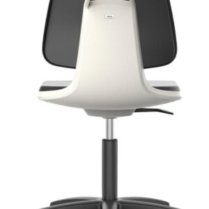 Stuhl Labsit 2 weiß Integr.Schaum,m.Rollen