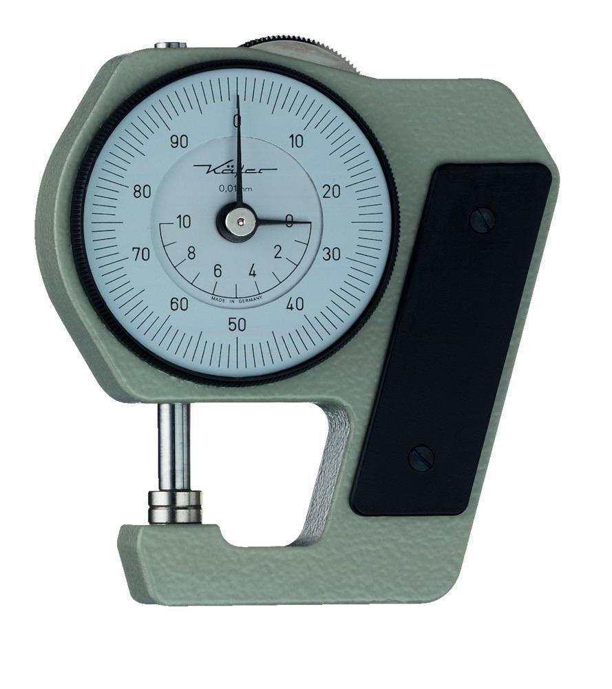 Dickenmessgerät J15 Bügeltiefe 18mm KÄFER 1 Dickenmessgerät J15 Bügeltiefe 18mm KÄFER