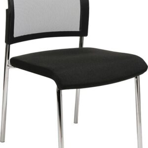 Bes.-Stuhl Visit10 m.Polster/Netz,schwarz