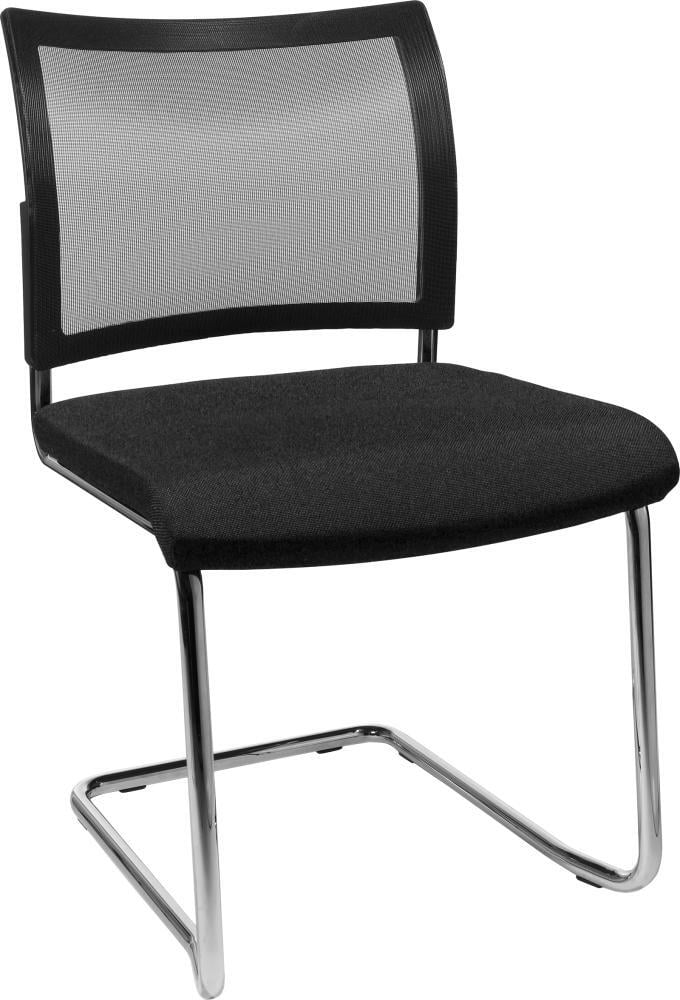 Bes.-Stuhl Visit20 m.Polster/Netz,schwarz 1 Bes.-Stuhl Visit20 m.Polster/Netz,schwarz