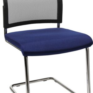 Bes.-Stuhl Visit20 m.Polster/Netz,blau