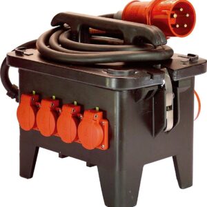 Baustellen-StromverteilerM2 400V aus Vollgummi