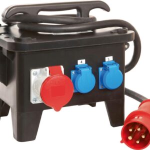 Baustellen-StromverteilerM4 400V aus Vollgummi