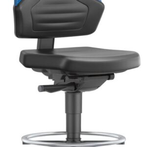 Stuhl Nexxit 3 Gleiter K-Leder Griff blau