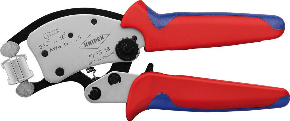 Crimpzange für Aderendhülsen Twistor 0,14-16qmm KNIPEX 1 Crimpzange für Aderendhülsen Twistor 0,14-16qmm KNIPEX
