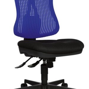 Drehstuhl Head Point SY schwarz/blau,Netzr.