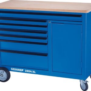 Rollwerkbank XL mit Fach und 6 Schubladen GEDORE