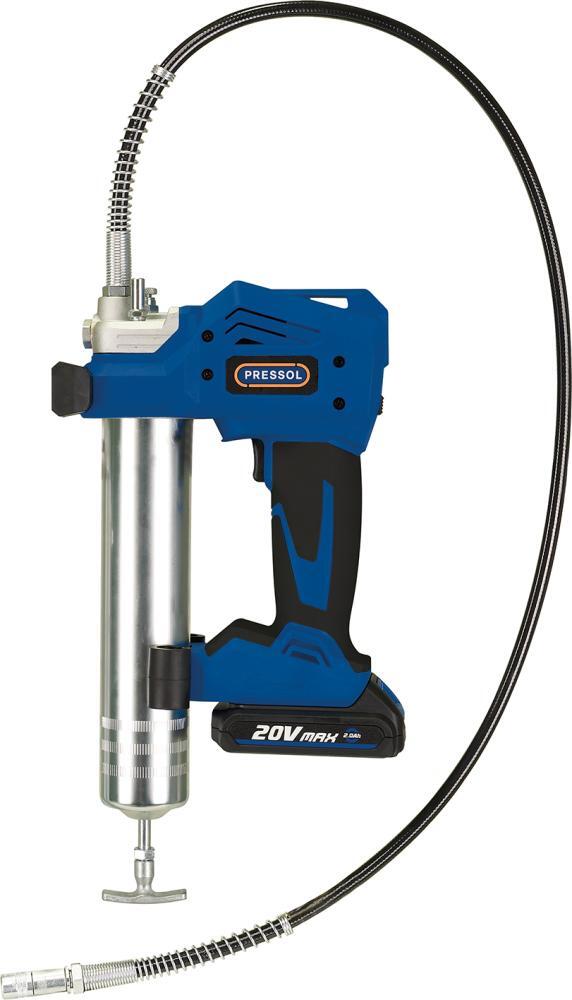 Akku-Fettpresse 20V/2Ah Kart. 400g 500ccm Pressol 1 Akku-Fettpresse 20V/2Ah Kart. 400g 500ccm Pressol