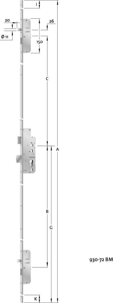 PAT-Mehrfachverrieg.EP930PZW,9/72,D65,E,20kt,B001 1 PAT-Mehrfachverrieg.EP930PZW,9/72,D65,E,20kt,B001