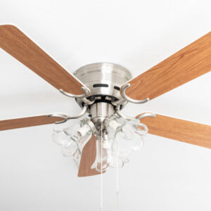 Deckenventilator Kisa Deluxe flach mit Beleuchtung