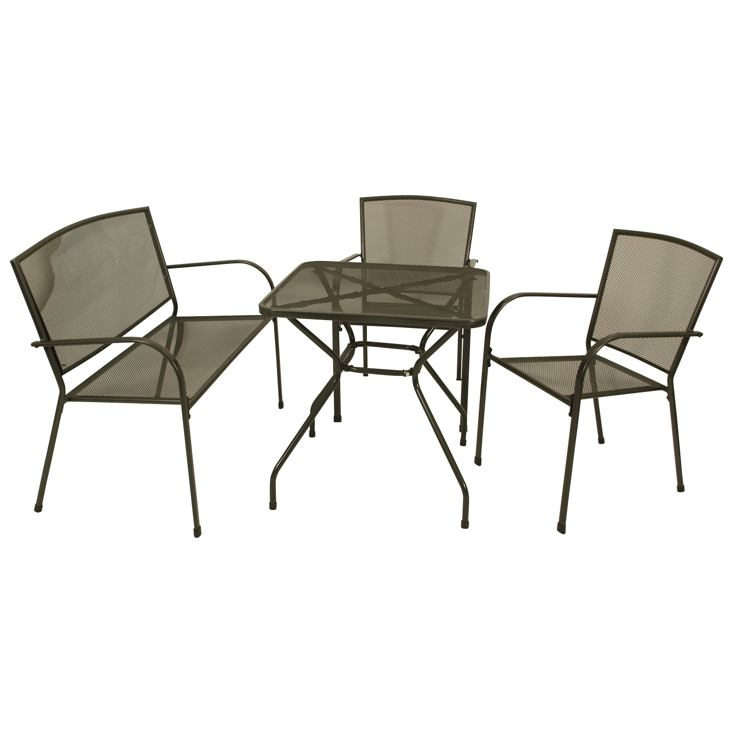 Garnitur 4-teilig, Streckmetall 1 Garnitur 4-teilig, Streckmetall