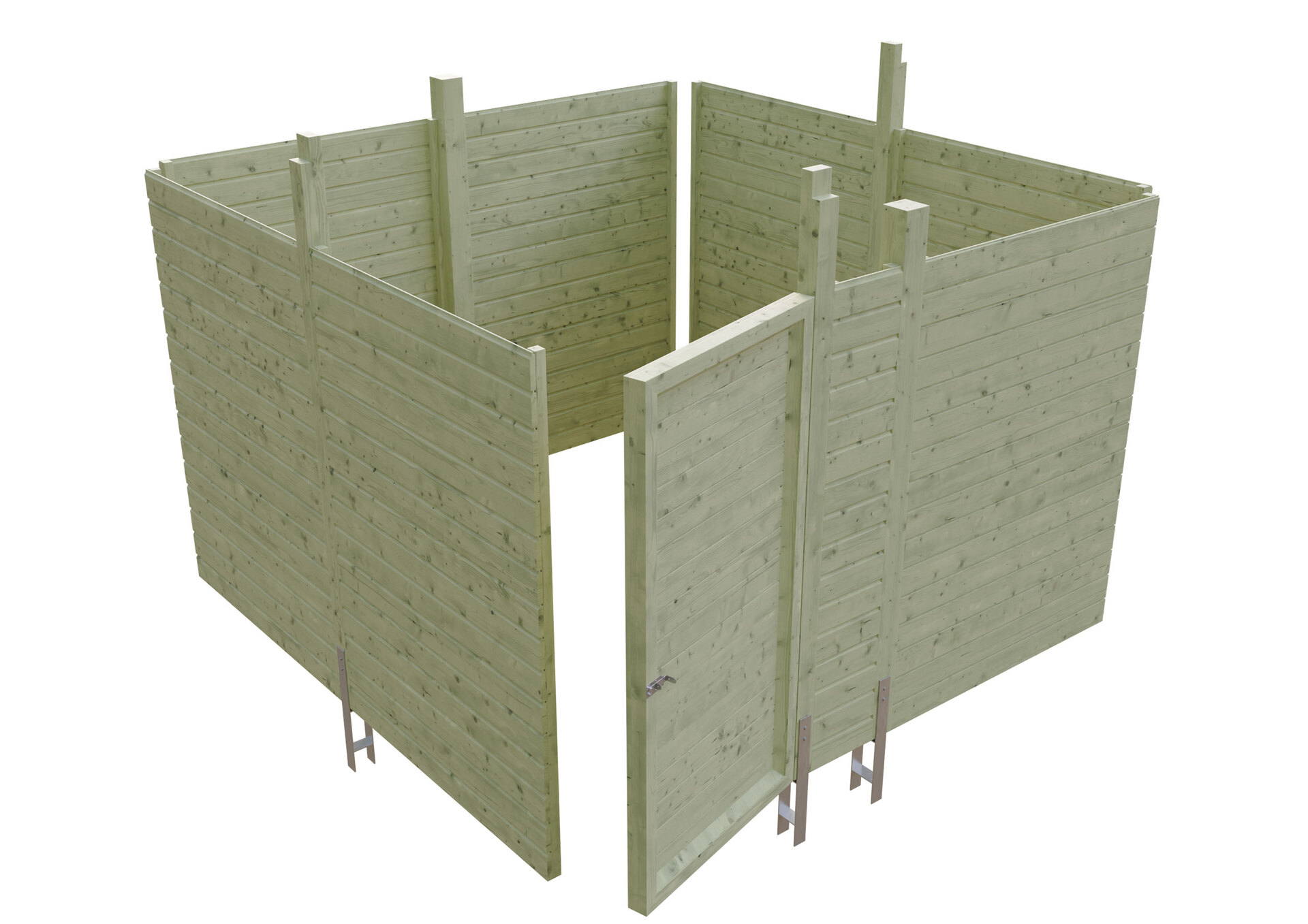 Abstellraum aus Profilschalung Imprägniert 1 Abstellraum aus Profilschalung Imprägniert