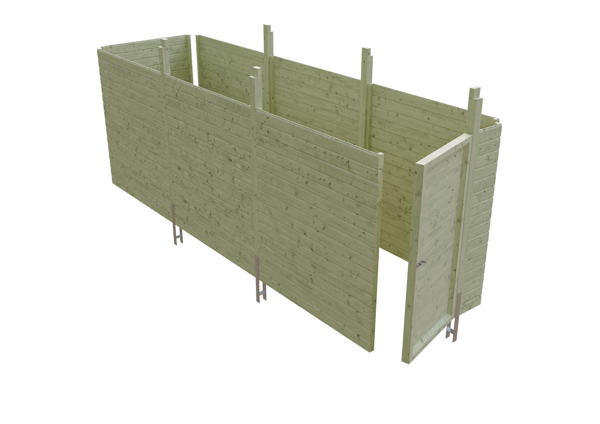 Abstellraum aus Profilschalung Imprägniert 1 Abstellraum aus Profilschalung Imprägniert