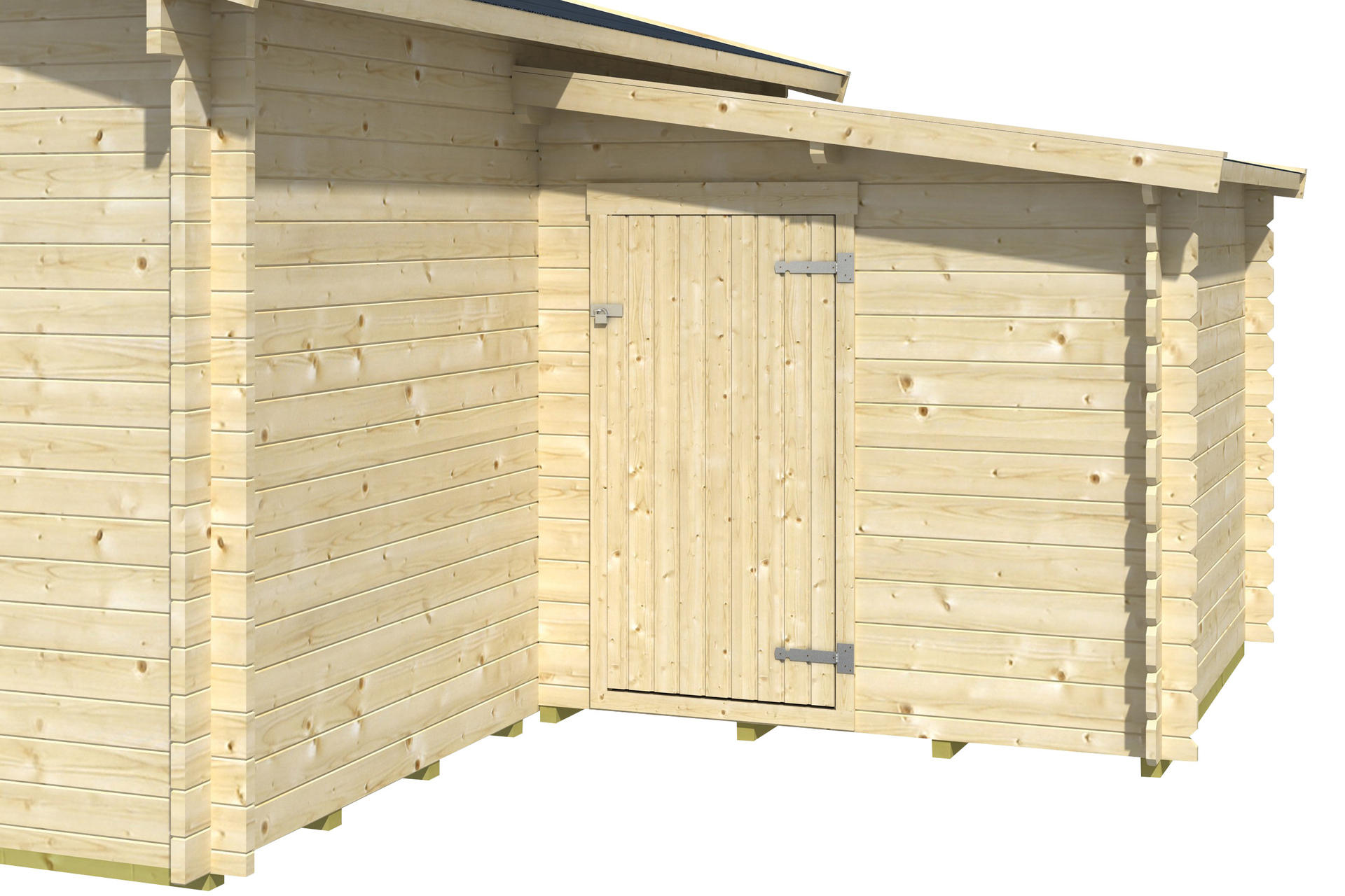 Anbauschuppen für Gartenhäuser 1 Anbauschuppen für Gartenhäuser