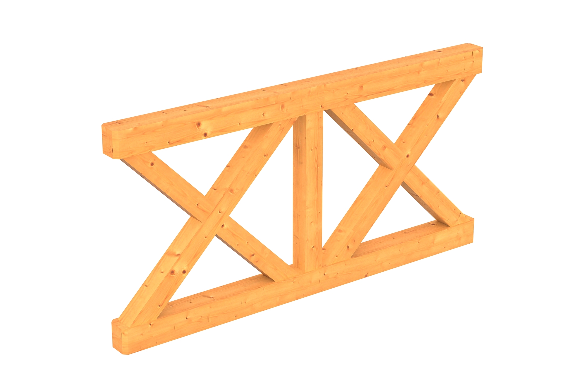 Brüstung Andreaskreuz 1 Brüstung Andreaskreuz