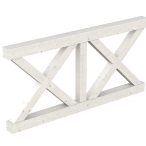 Brüstung Andreaskreuz