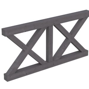 Brüstung Andreaskreuz