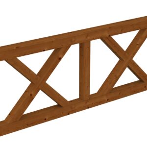 Brüstung Andreaskreuz