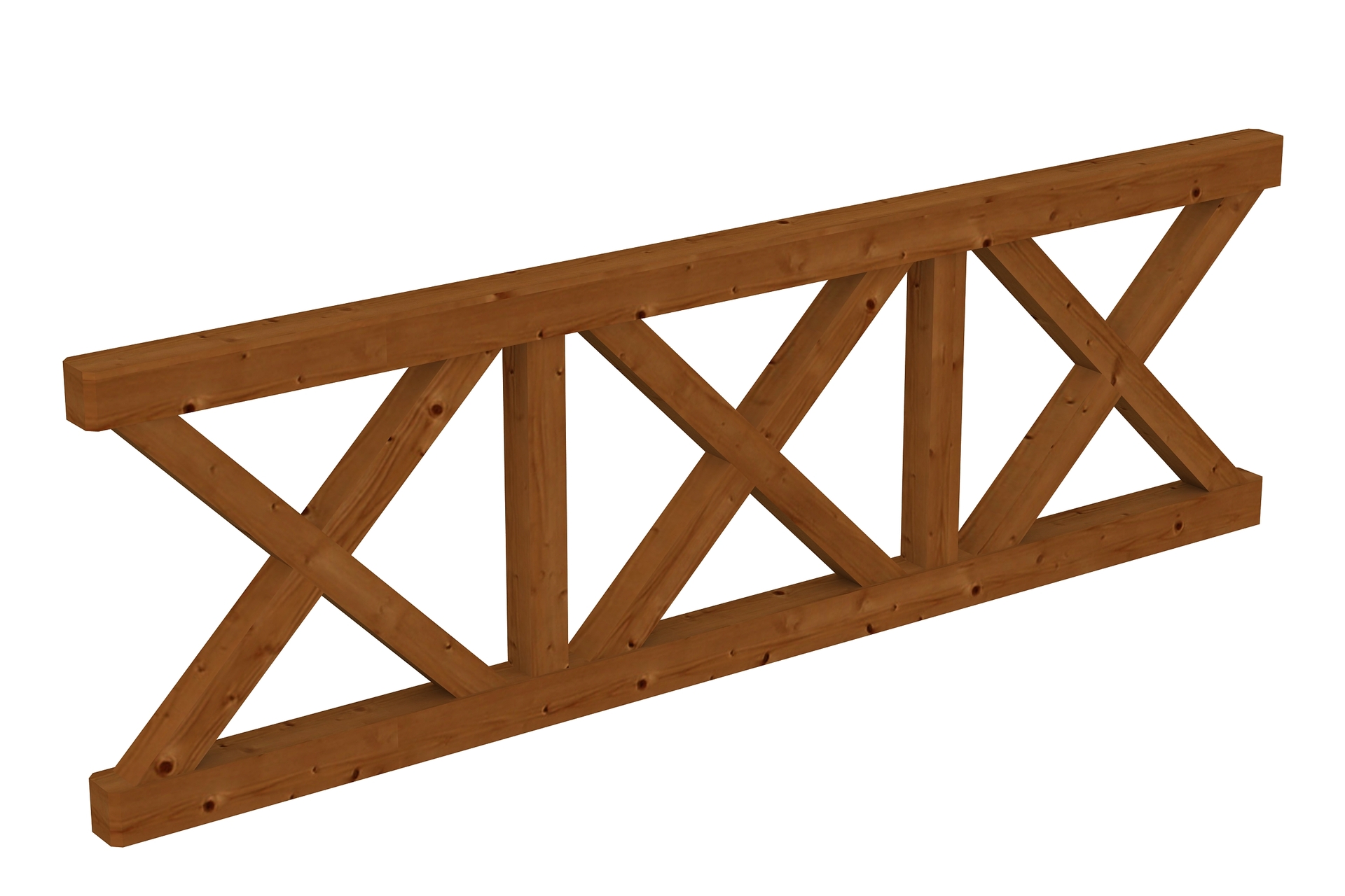 Brüstung Andreaskreuz 1 Brüstung Andreaskreuz
