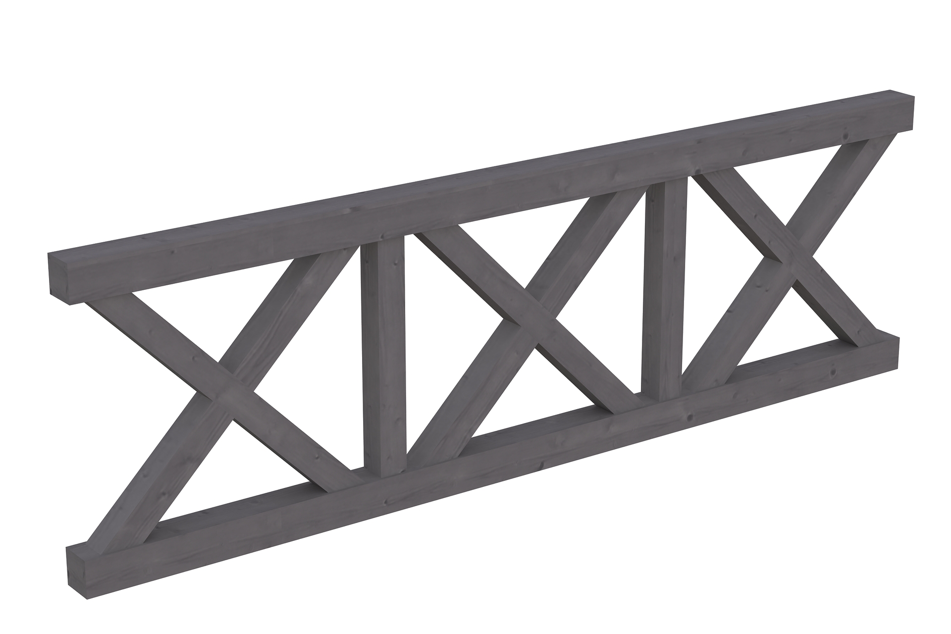 Brüstung Andreaskreuz 1 Brüstung Andreaskreuz