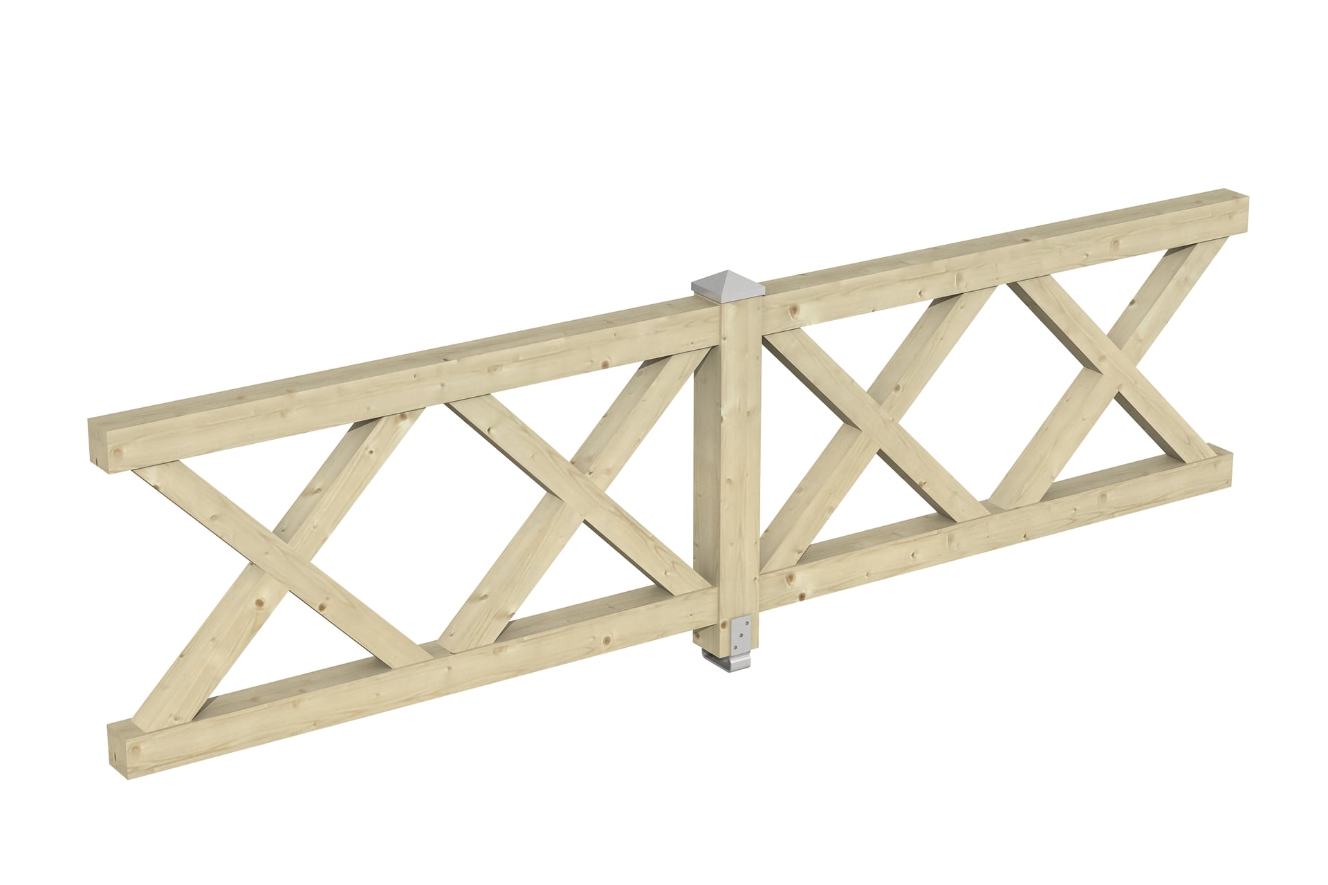 Brüstung Andreaskreuz 1 Brüstung Andreaskreuz