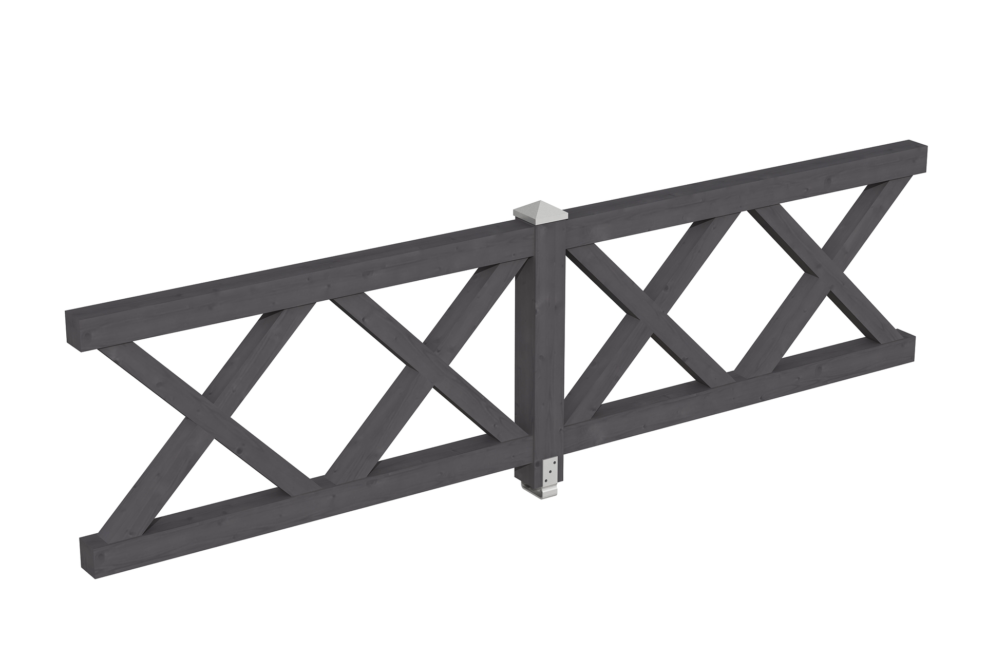 Brüstung Andreaskreuz 1 Brüstung Andreaskreuz