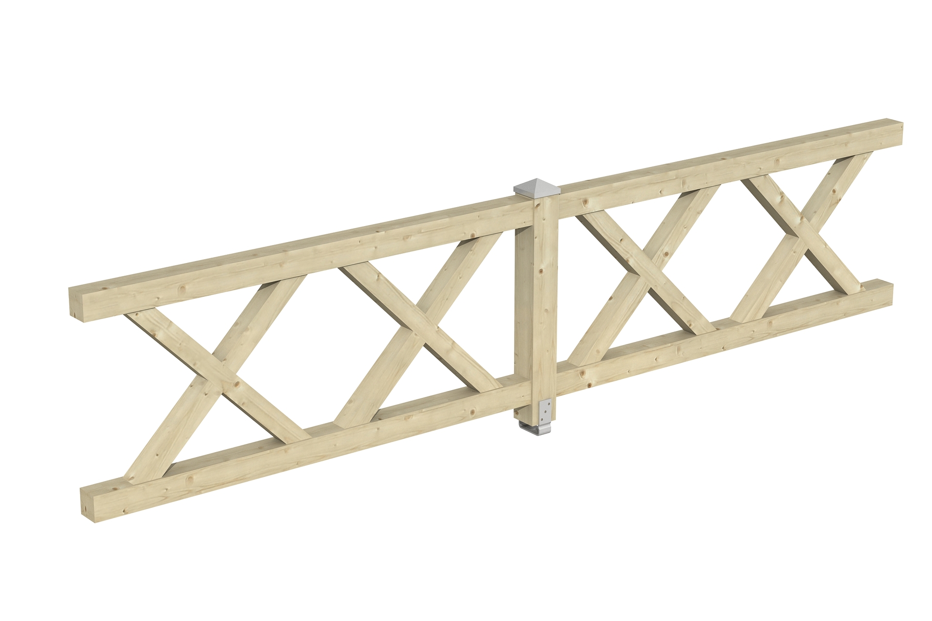 Brüstung Andreaskreuz 1 Brüstung Andreaskreuz