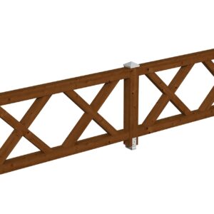 Brüstung Andreaskreuz