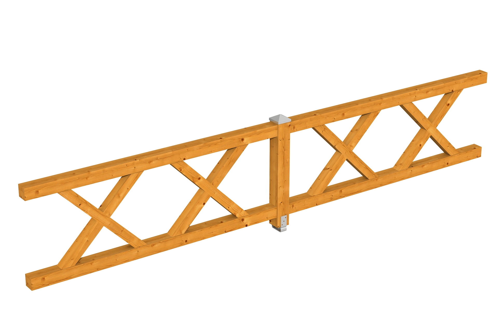 Brüstung Andreaskreuz 1 Brüstung Andreaskreuz