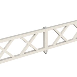 Brüstung Andreaskreuz