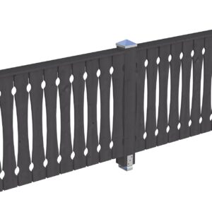 Brüstung Balkonschalung Fichte