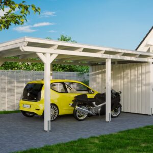 Carport Emsland m. Abstellraum