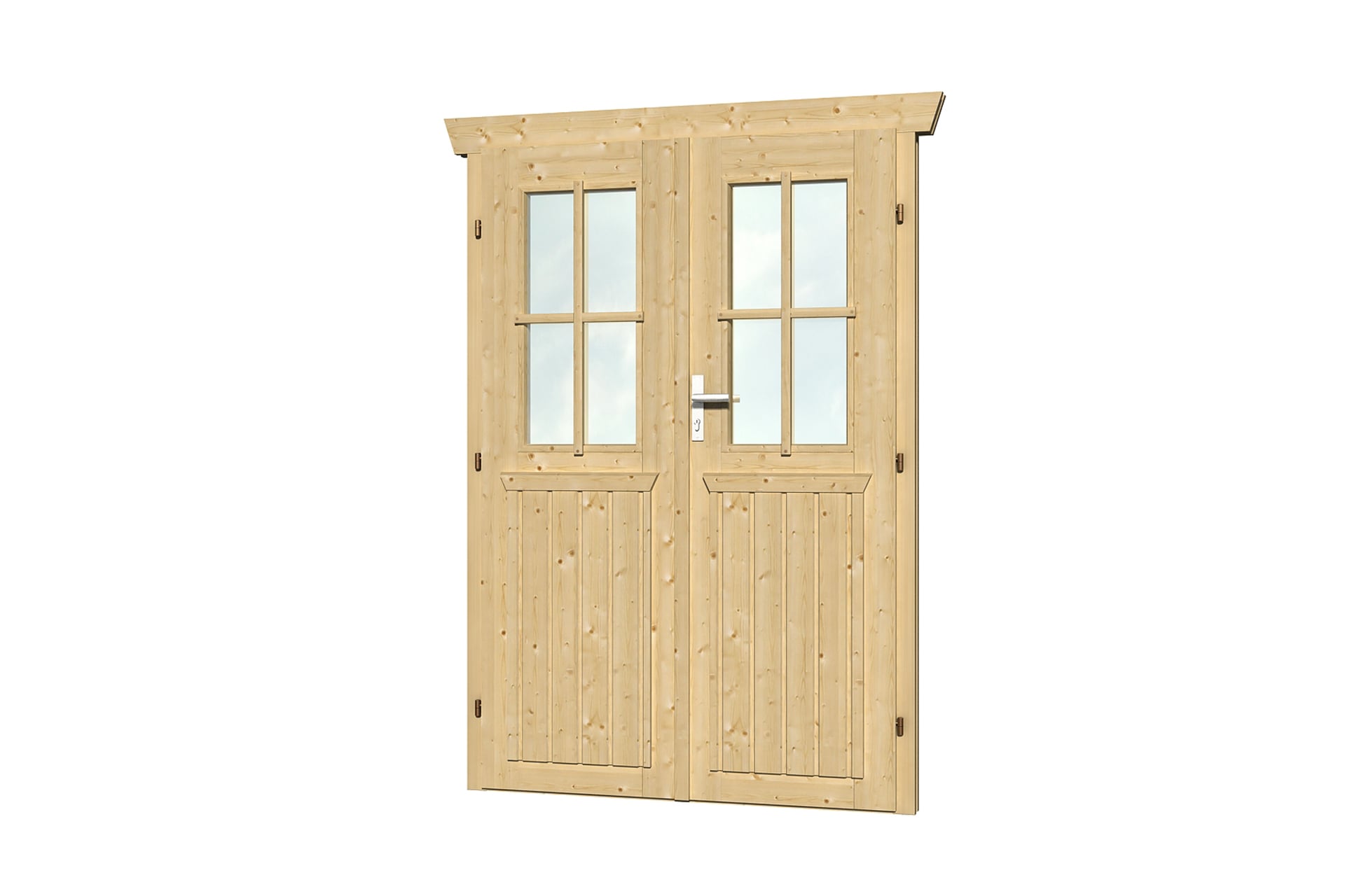 Doppeltür, halbverglast, 28mm 1 Doppeltür, halbverglast, 28mm