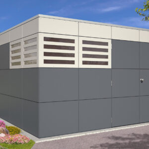 Gartenhaus Perth schiefergrau