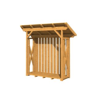 Holzunterstand Lars 1, 240x102cm