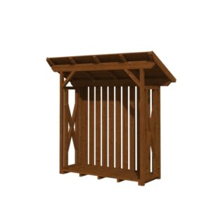 Holzunterstand Lars 1, 240x102cm