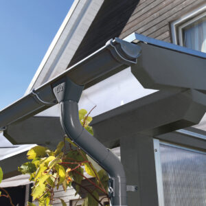 Regenrinnen-Set 919cm (2er-Set), Stahl