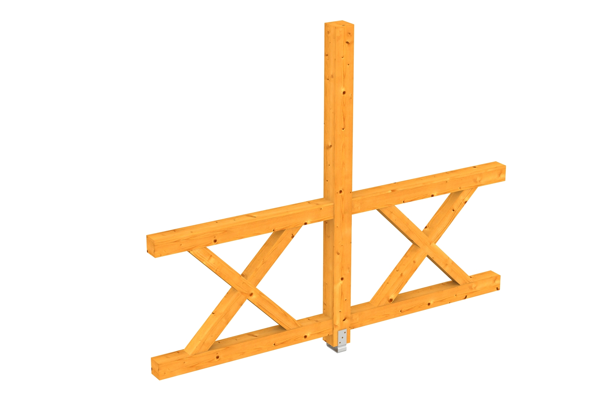 2353315 seitenwand andreaskreuz freistehehend fichte