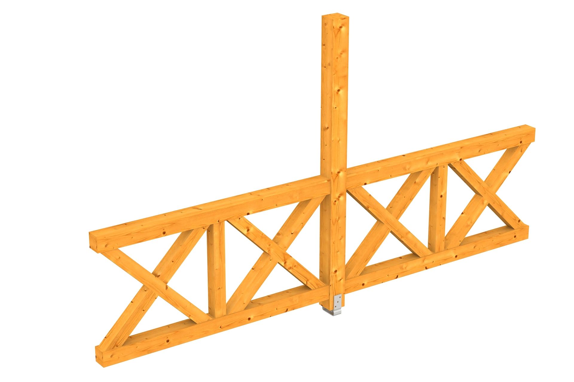2353325 seitenwand andreaskreuz freistehehend fichte