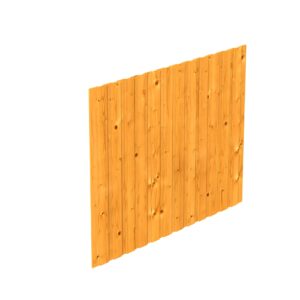 Seitenwand aus Deckeschalung 20x120mm Fichte
