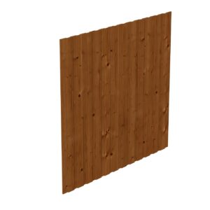 Seitenwand aus Deckeschalung 20x120mm Fichte