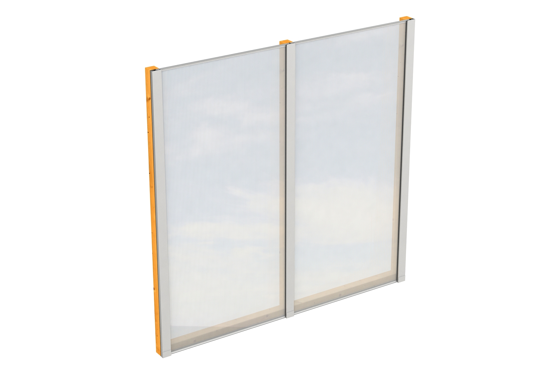 2353372 seitenwand m polycarbonat freistehend fichte