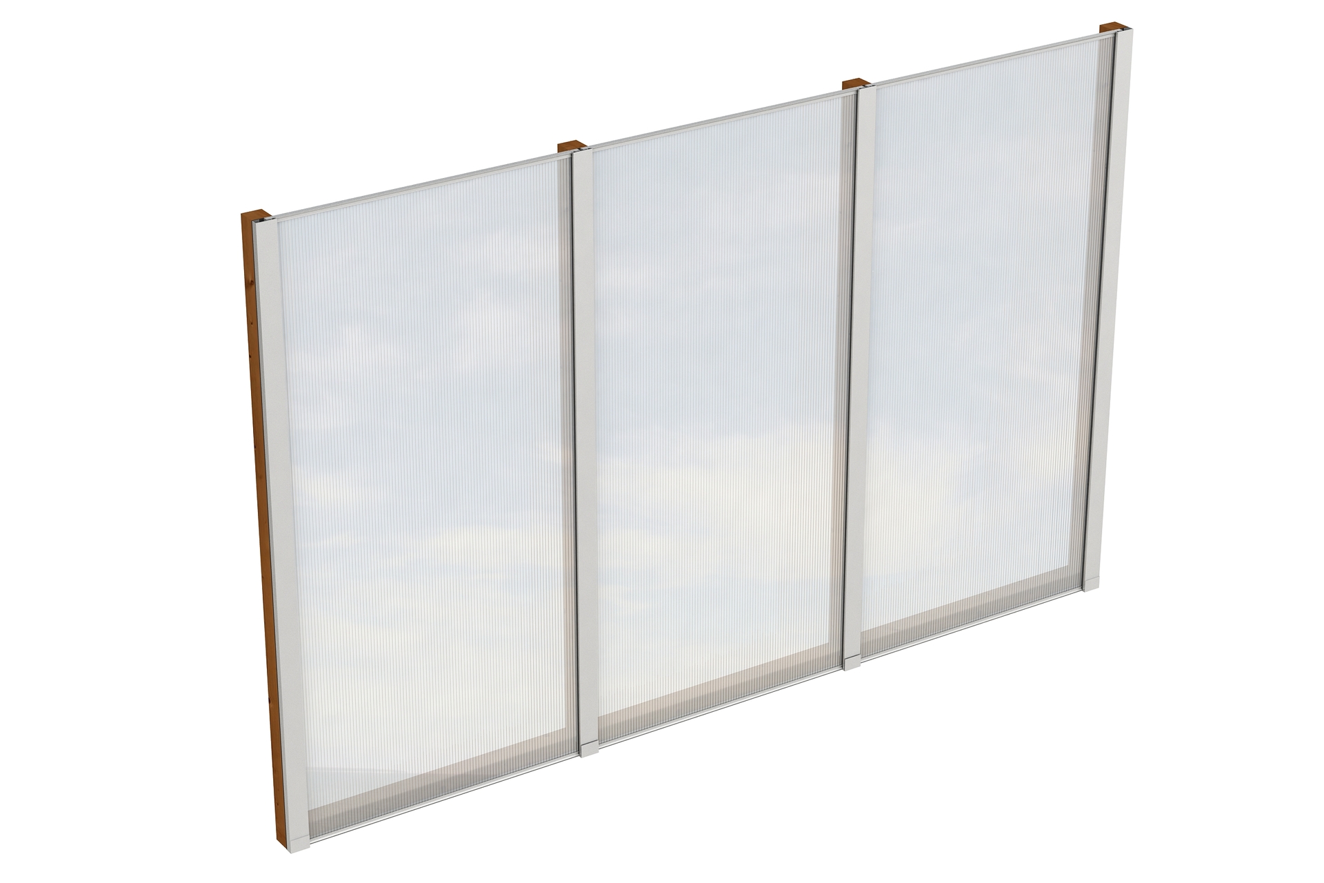 2353383 seitenwand m polycarbonat freistehend fichte