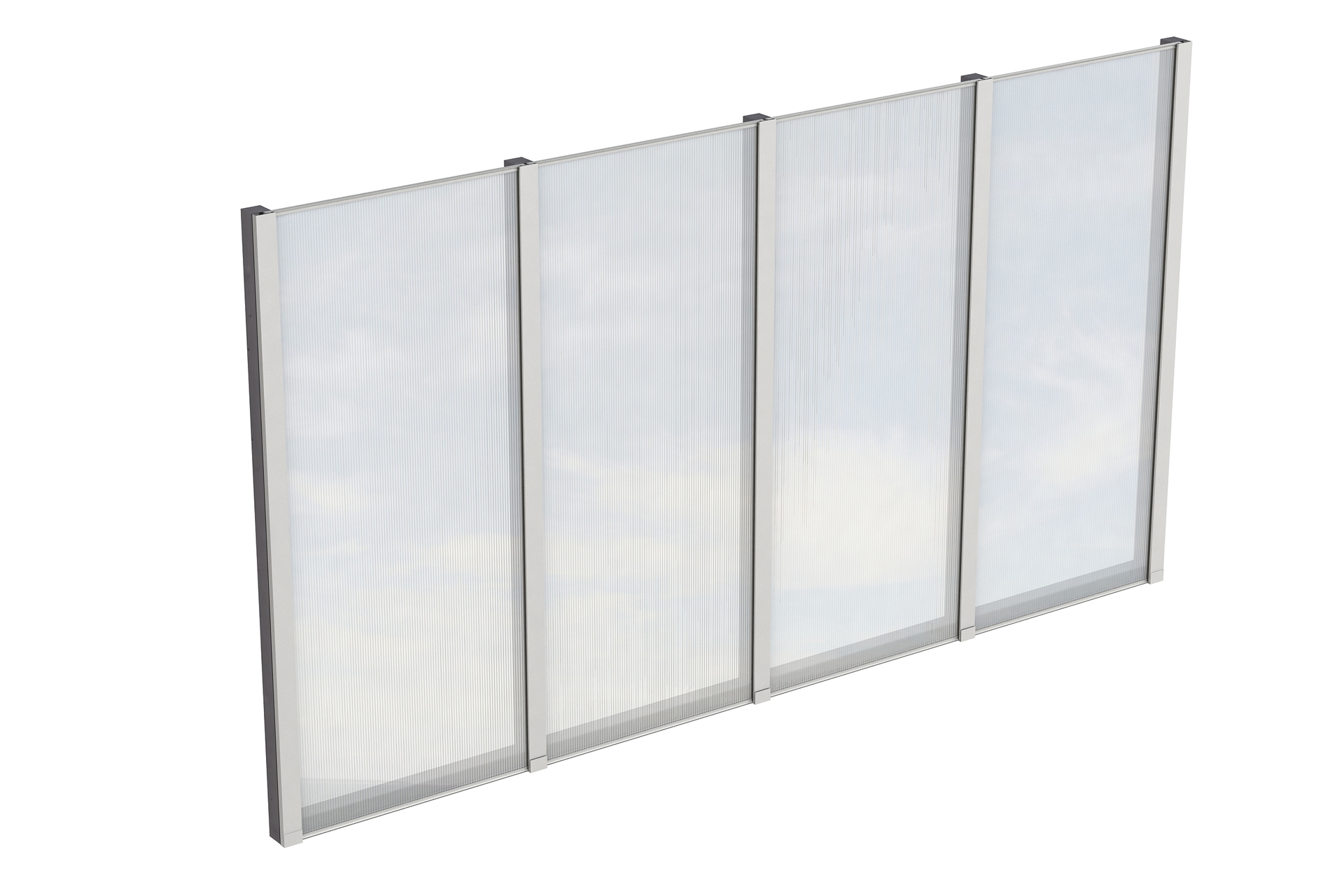 2353390 seitenwand m polycarbonat freistehend fichte