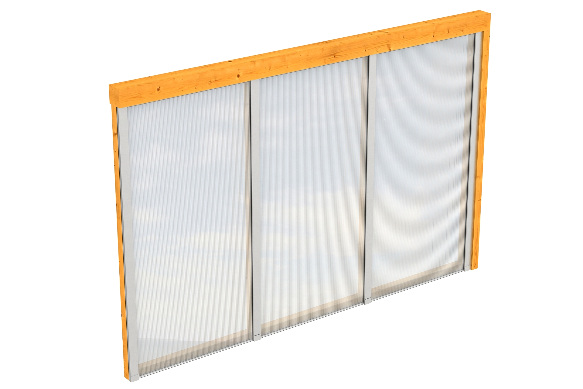 2353402 seitenwand m polycarbonat wandanbau fichte