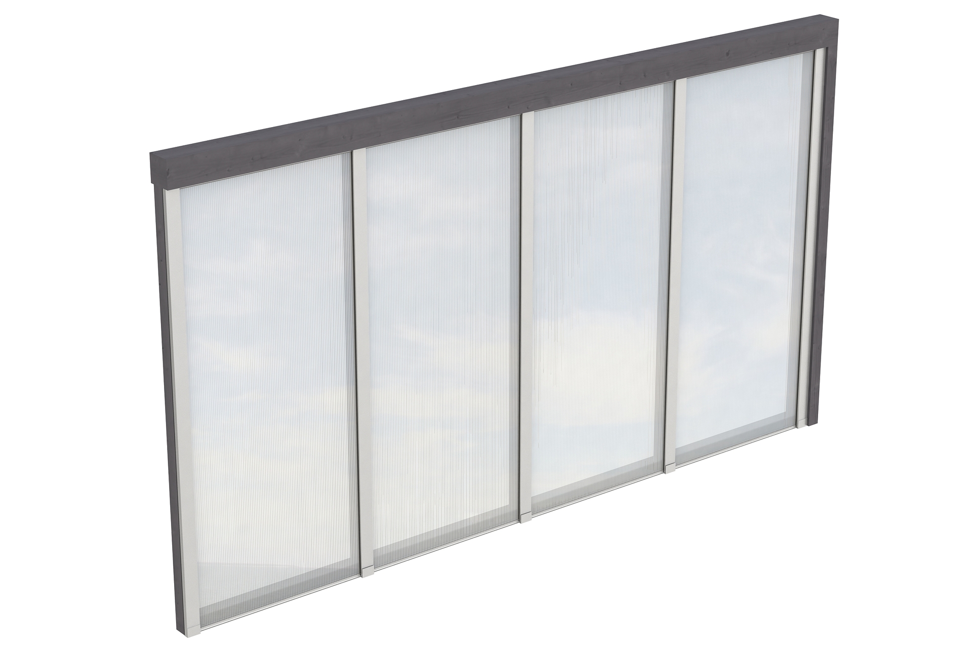 2353410 seitenwand m polycarbonat wandanbau fichte