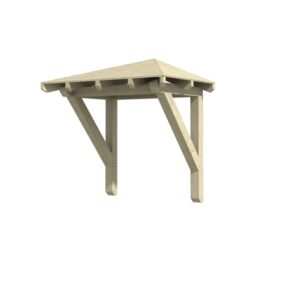 Vordach Wesel 1 Walmdach