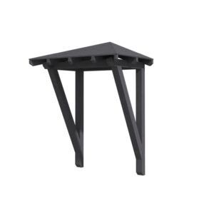 Vordach Wesel 2 Walmdach